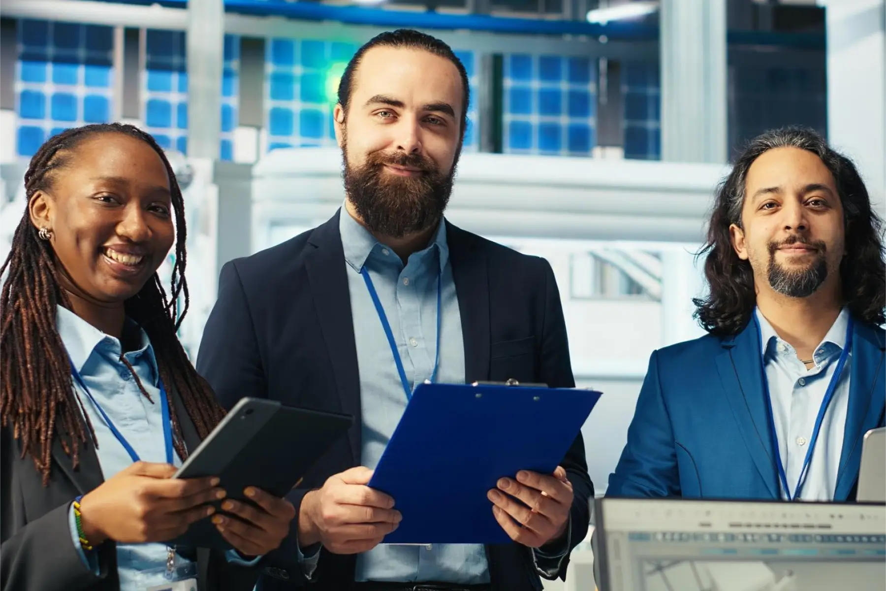 staff-augmentation young joyful business people working